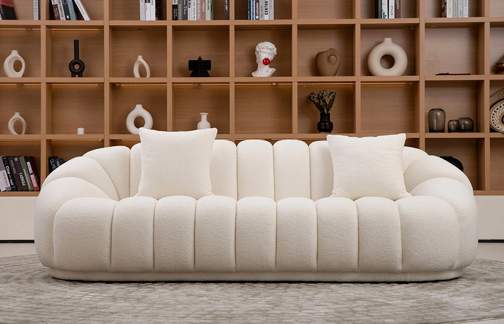 Carmen Modern Fabric 3 Seater Sofa Living Room M042 1