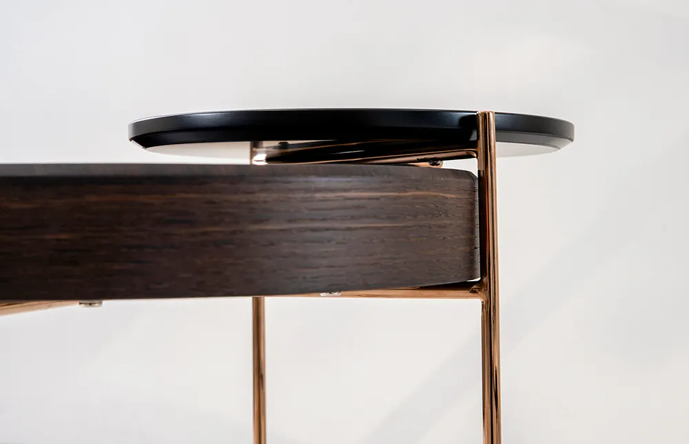 MIGLIO 5792 Round Side Table Black/ Customized Round Side Table Manufacturers 2