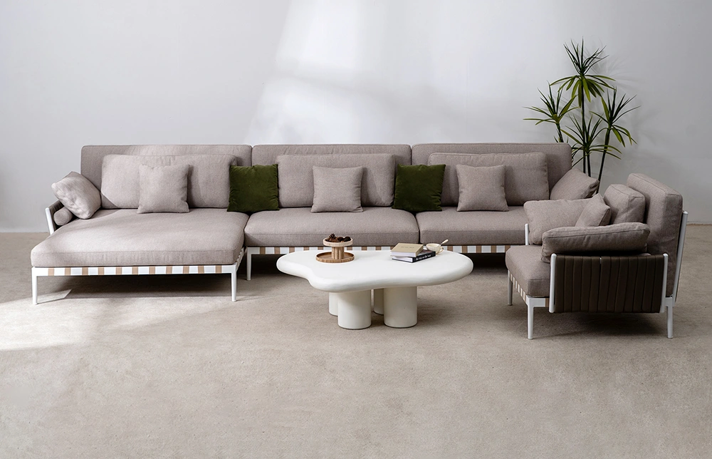 Tahiti Dokuma Açık Kesit Kanepe Metal H849 1