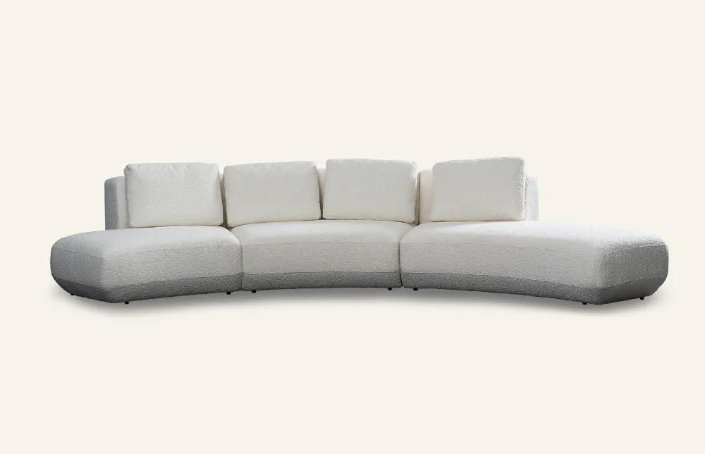MIGLIO 5792 Custom Fabric Sofa Villa/hotel/living Room Custom Fabric Sofa Company 2