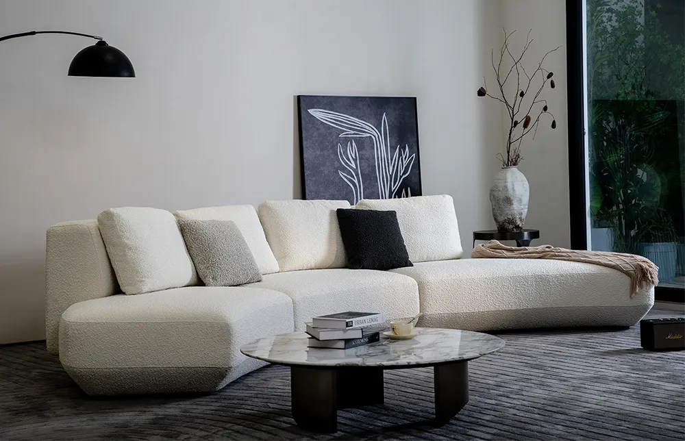 MIGLIO 5792 Custom Fabric Sofa Villa/hotel/living Room Custom Fabric Sofa Company 4