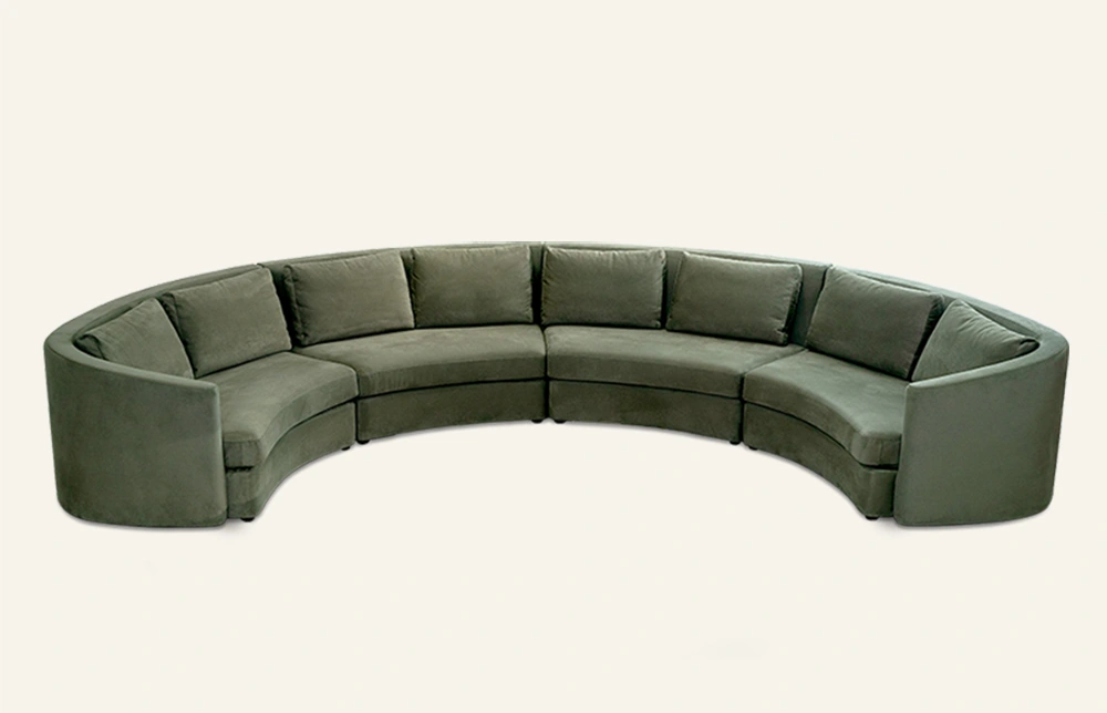 Ambi Minimalist Viridis Magna Curvata Modularis Textilis Sofa M092 1