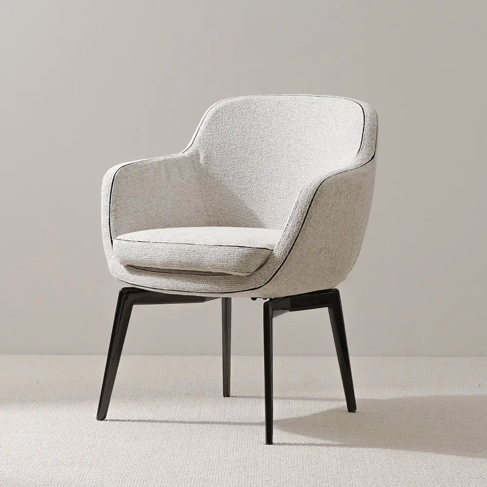 Dining Chair Company Ash Wood/ Cotton and Linen - - MIGLIO 5792 2