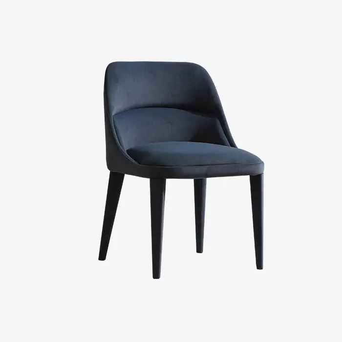 Transform Your Dining Area With A Stunning Blue Upholstered Chair 1
