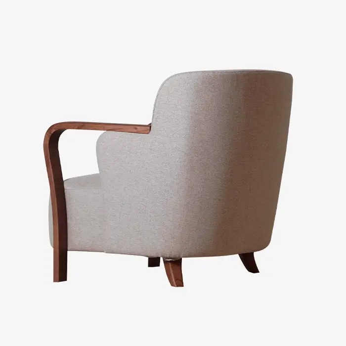 Round Lounge Cathedra Cotton Linen / Customized - - MIGLIO 5792 2