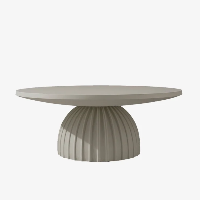 Mesa de café redonda de interior/al aire libre GRC 1