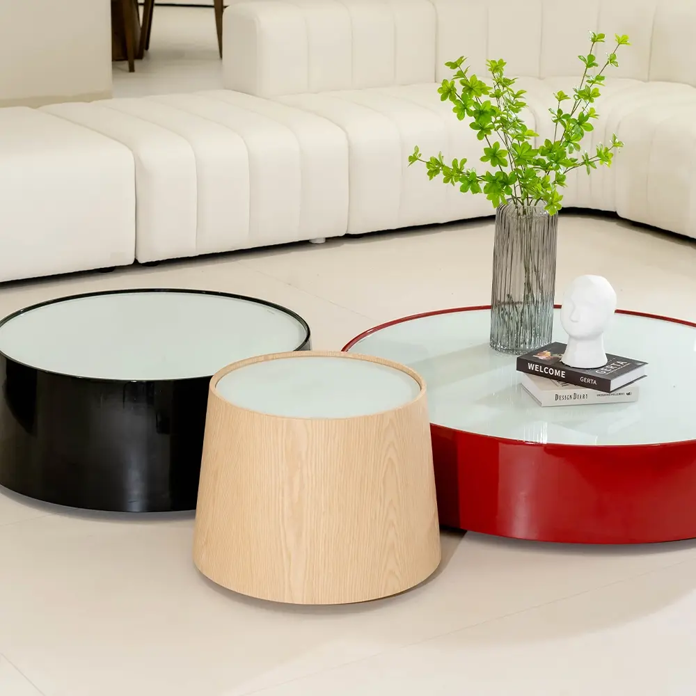 Table basse ronde moderne 500 x 370 cm / 800 x 300 cm / 1 100 x 220 cm (usine) 4