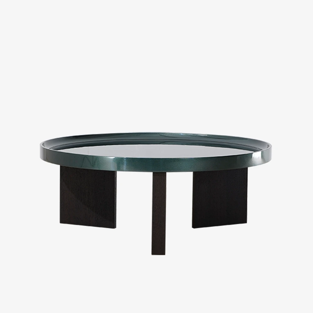 Moderne eigentijdse ronde salontafelset voor woonkamer 1