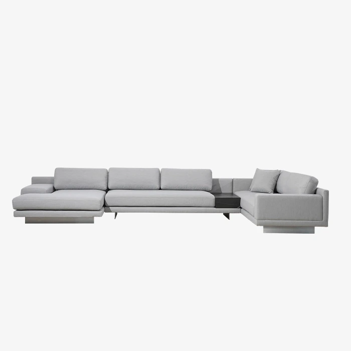 Sofá modular ao ar livre contemporâneo moderno 1