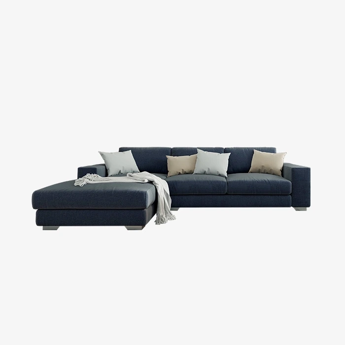 Sofá en forma de L Muebles escandinavos Sofá cómodo 1
