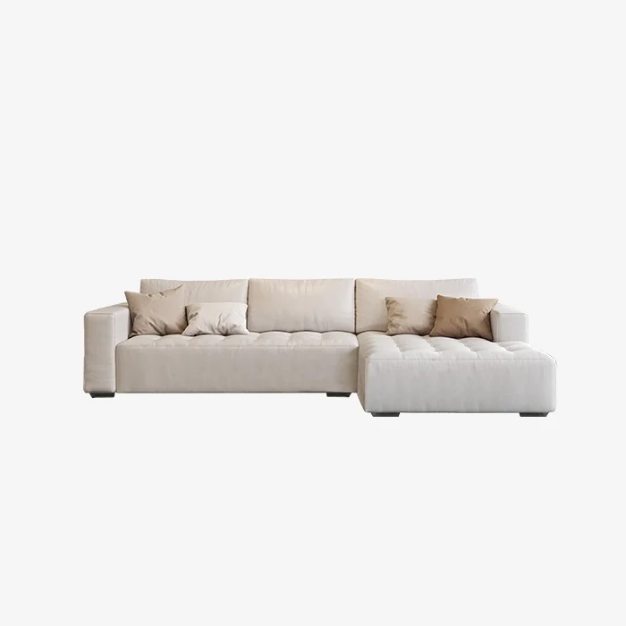 米色織物Desiveat Sofa Lounge Couch Sofa 1