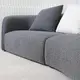 MIGLIO 5792 4 Seater L Couch Grey / Customizedmakers 5