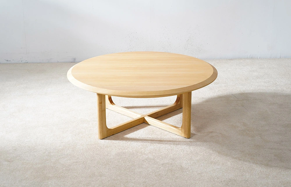 Juego de mesa de centro con patas cruzadas de madera TC1021 1