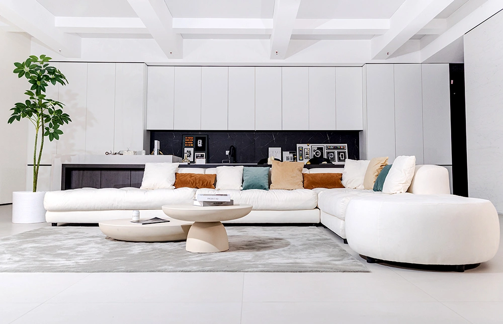 Divano componibile Luna Cloud bianco M074 1