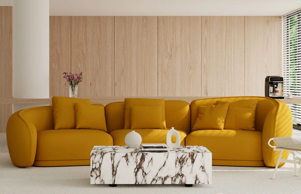 أريكة لوسيل المقطعية لغرفة المعيشة MFS04 1