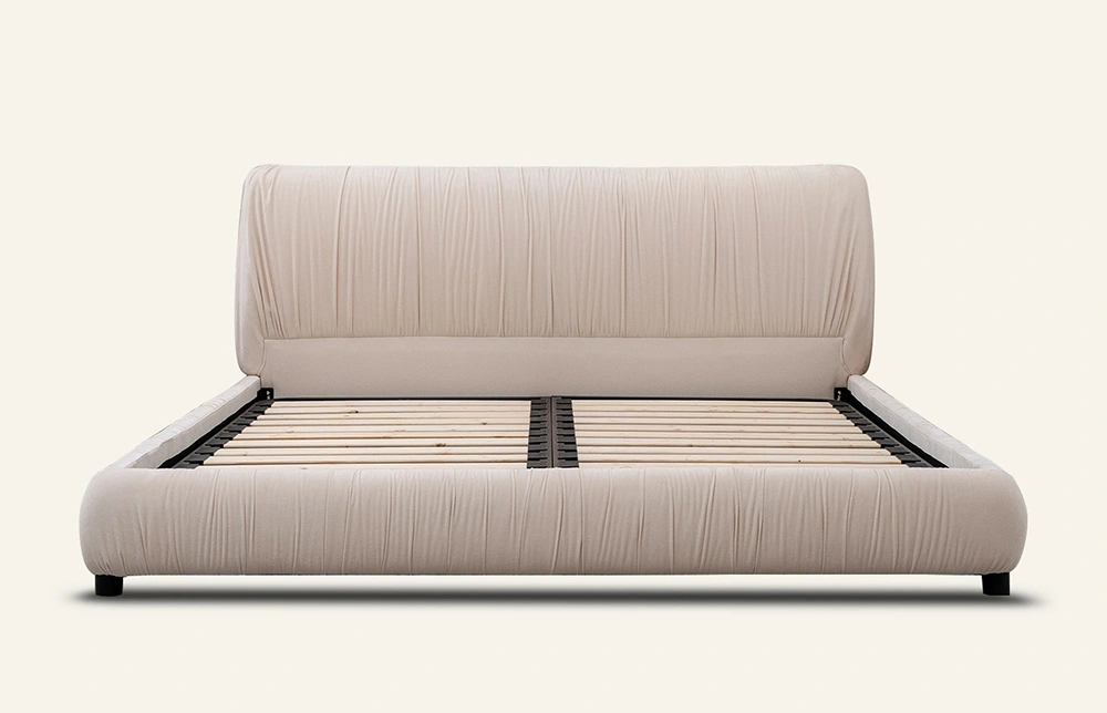 MIGLIO Flegant Pleated Twin Bedframe Fabric L738 1