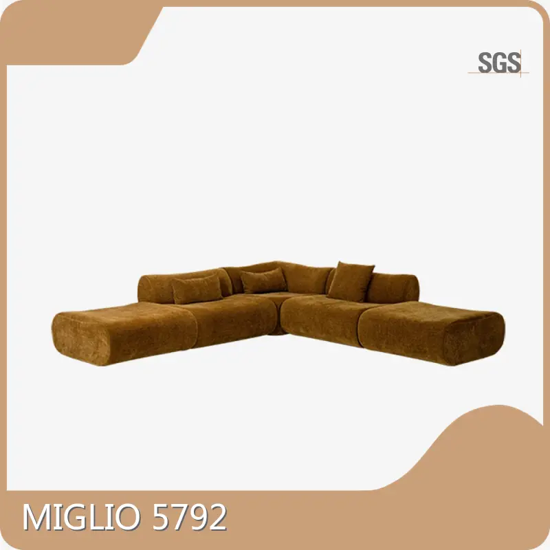 High-endmodular Couch Pieces Armless Single:101*102*67cm Corner: 103*103*67CM Ottoman:97*94*41CM M040 1