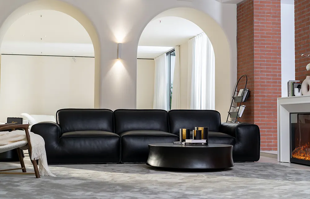 Small Living Room Furniture MIGLIO 5792 Ossidiana Sofamakers 4