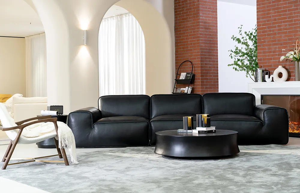 Small Living Room Furniture MIGLIO 5792 Ossidiana Sofamakers 3