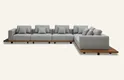 Best Outdoor Furniture Gray / Customized Fabric Couch Wholesale - MIGLIO 5792 2