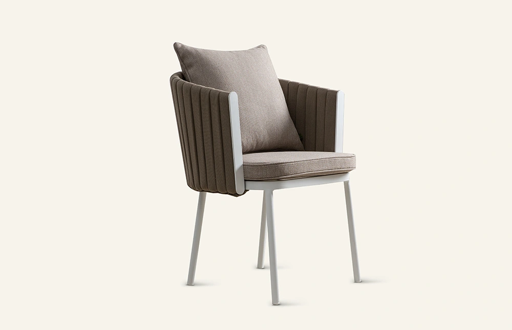 Vena soft woven Outdoor Mental Dining Chairs HC53 1