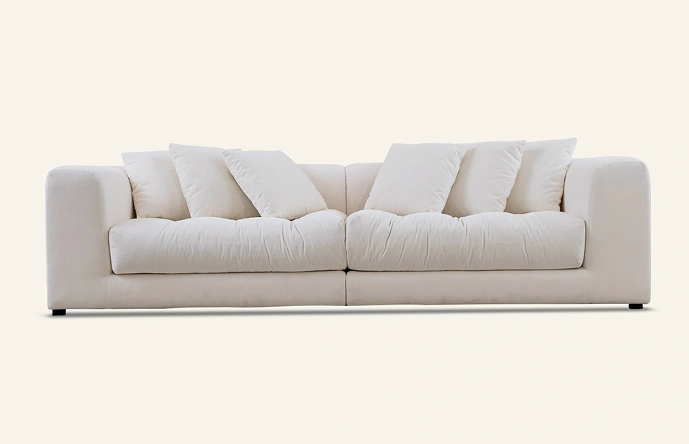 Miglio White 4 Seater cloud Sofa M074-A 1