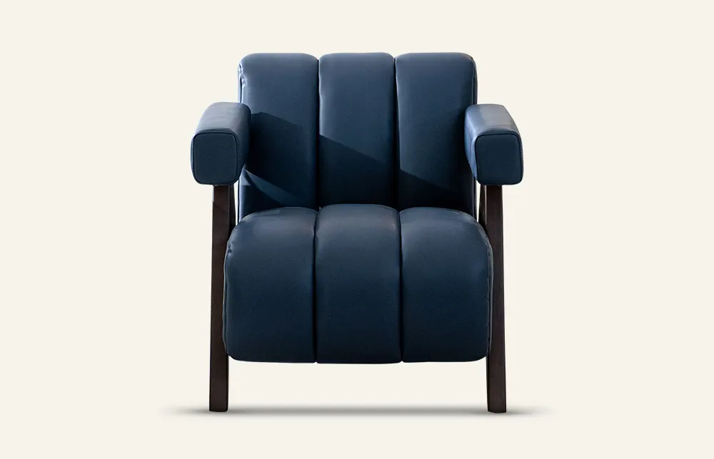 Le réconfort ultime: chaise de canapé unique en cuir pour luxueux délai 1