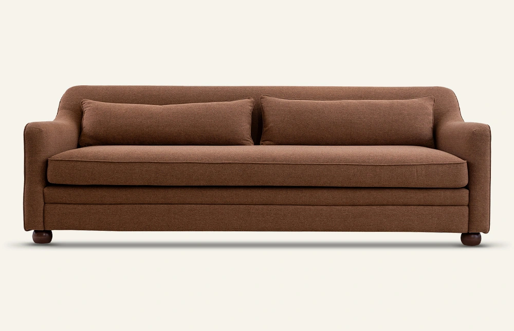 Berdo Brown 3 Seater Sofa Living Room M169 1