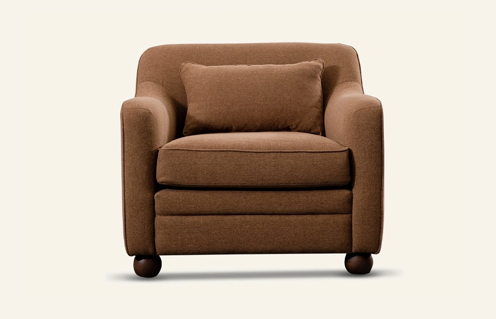 Miglio Berdo Brown Single Dofa Chair m169 1