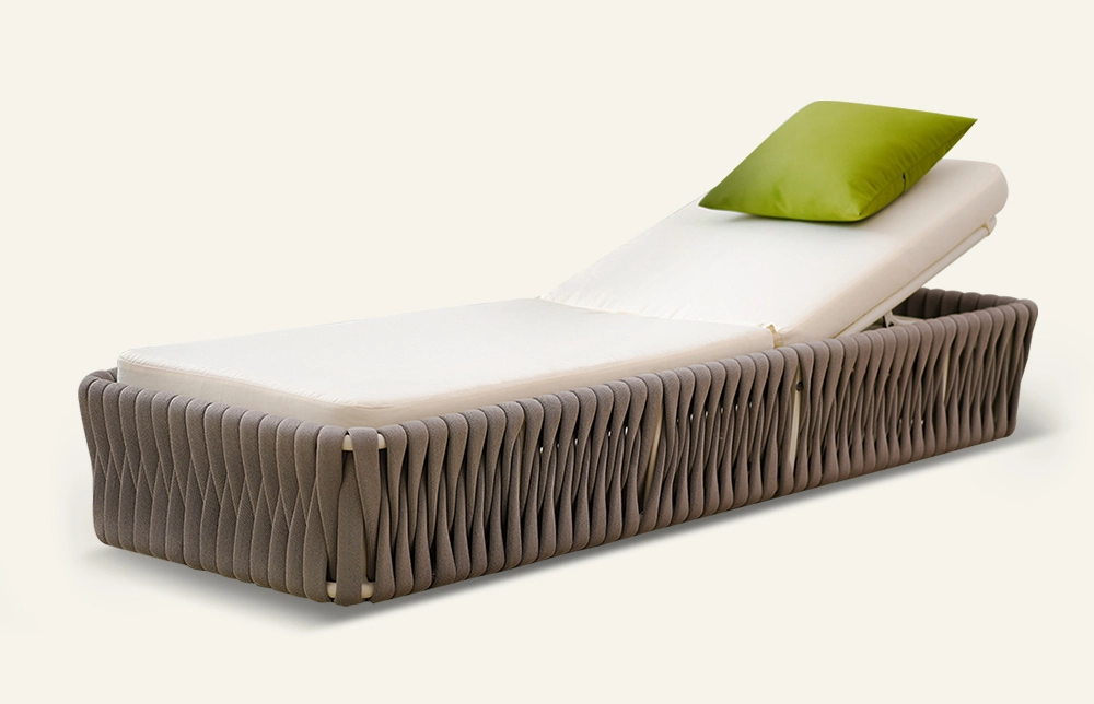 Balos Woven Pool Sun Lounger Metal MH-SB034 1