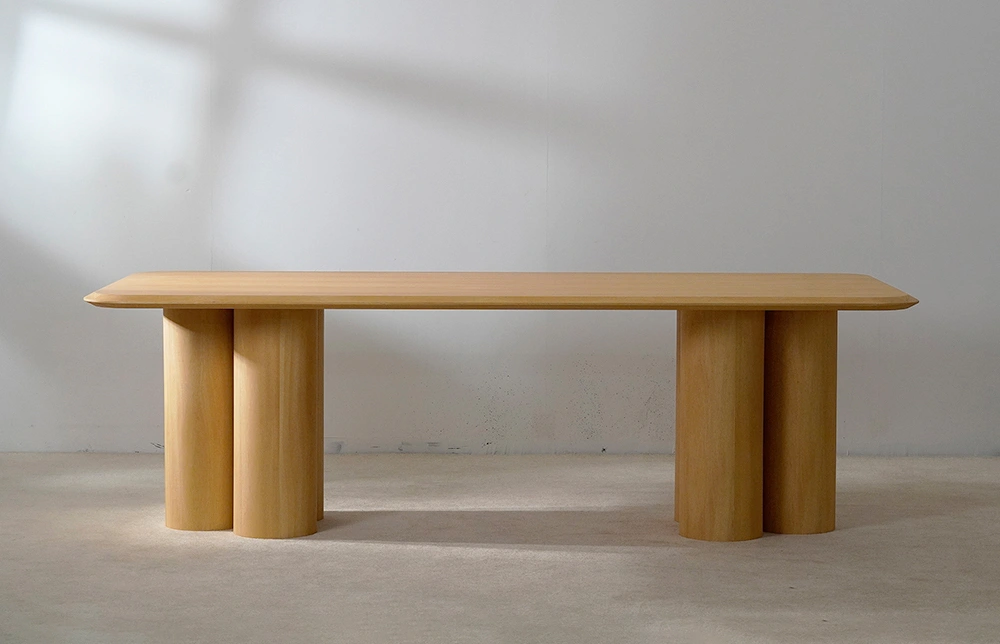 Tavolo da pranzo in legno rettangolo di rettangolo TD1013 1