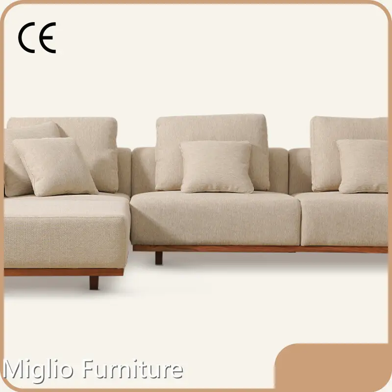 Best Performance Fabric Couch White/ Gray/ Beige/ Customized Sofa & Couch Wholesale - MIGLIO 5792 1