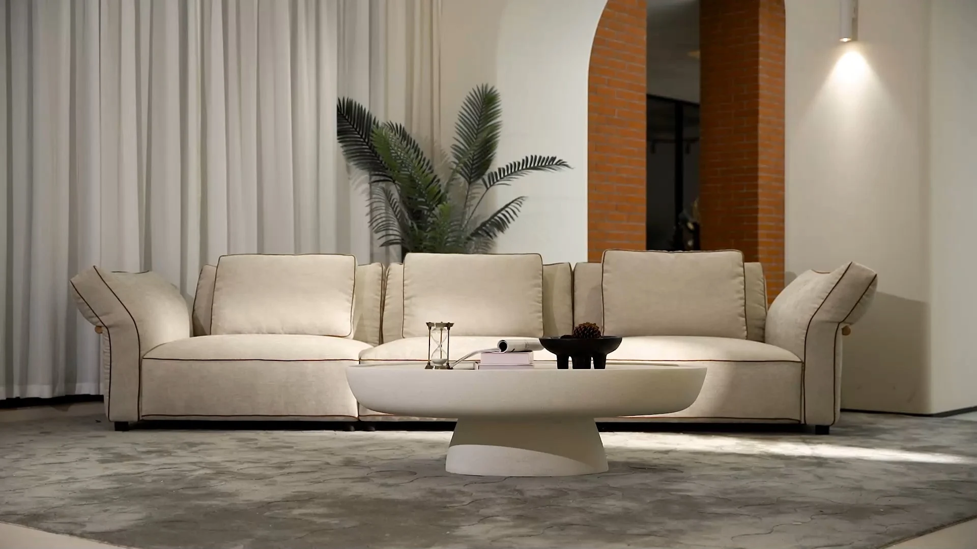 Flowing Flower 4 Seater Modular Sofa Large M204 1