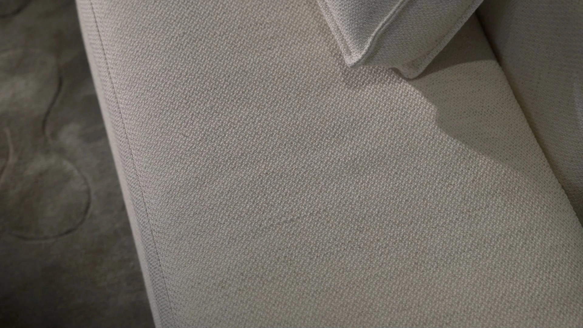 Modern Beige tapizado de la habitación de beige banco de amor m asiento m214 1
