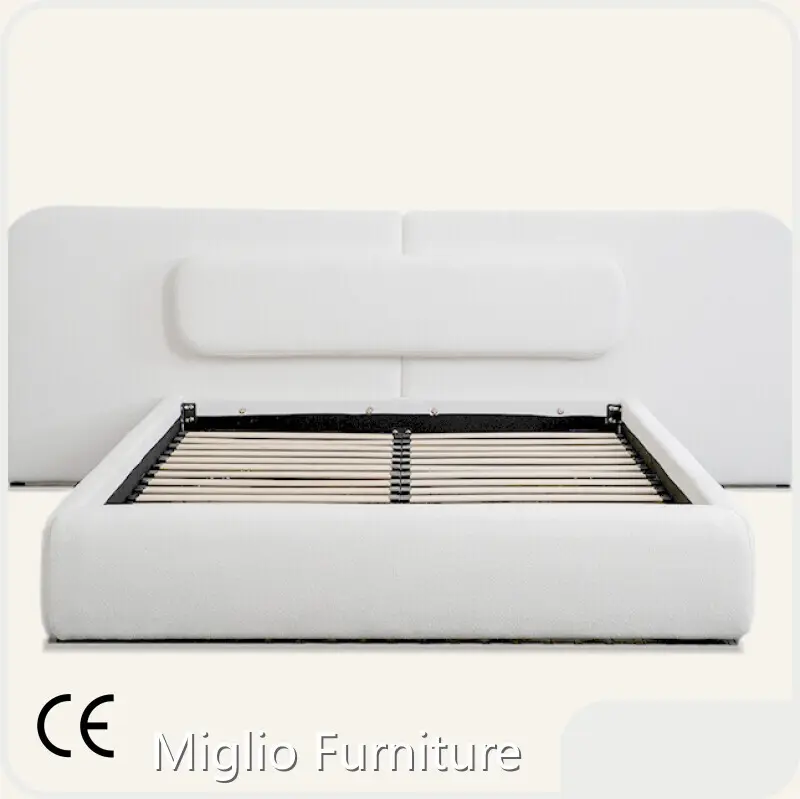 High End Bedroom Furniture 309*228*100cm/ Customized Hotel Bed Wholesale - MIGLIO 5792 1