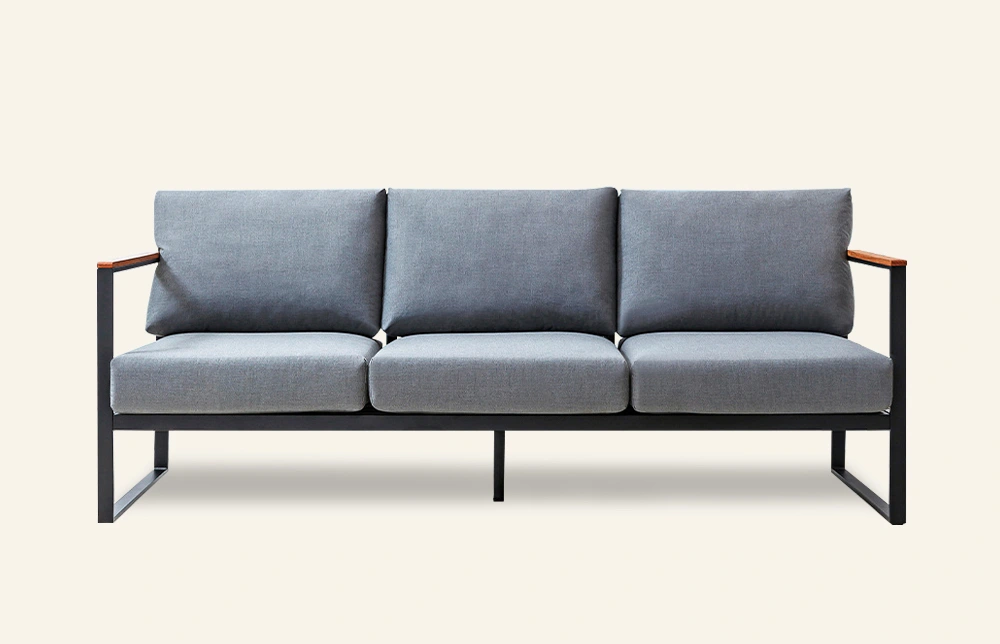 Ubud Upholstered 3 Seater patio Outdoor Sofa H824 1