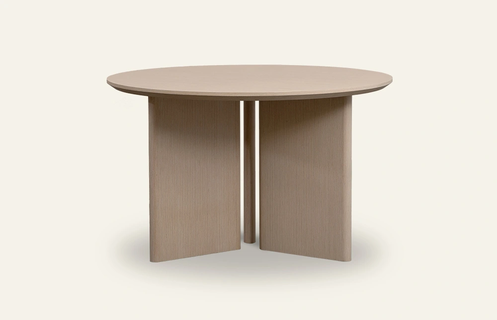 Table à manger ronde en bois Converge à 3 pieds TD1016 1