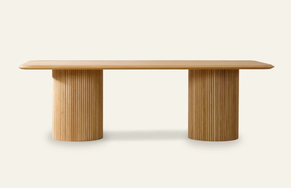 Прямоугольный деревянный обеденный стол Ode на 6 персон TD1014 1