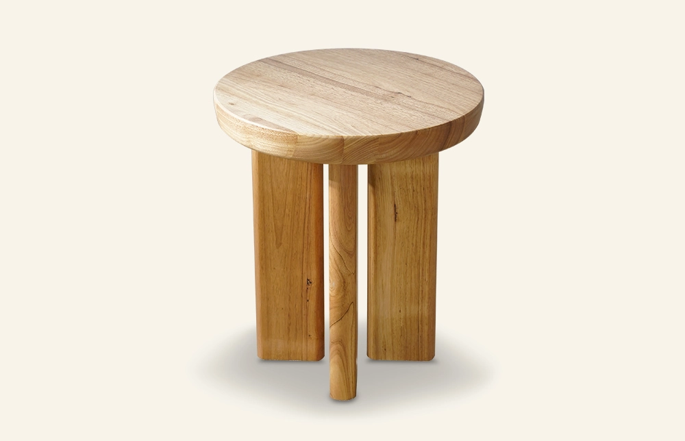 Tavolino rotondo minimalista in legno Converge per soggiorno TC1021-A 1