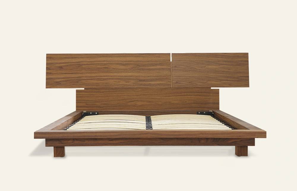 Korsa Modern Wooden Low King Bedframe per testiera L721 1