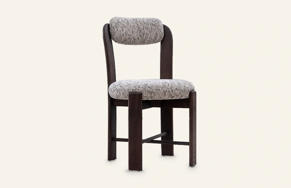 Minimalist Ash Wooden Upholstered Dining Chair MY203 1