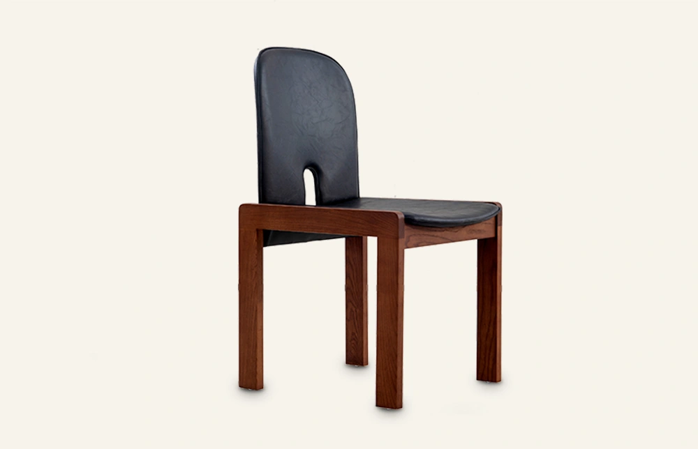 Современная пепельная деревянная кожаная столовая стул мой199 1